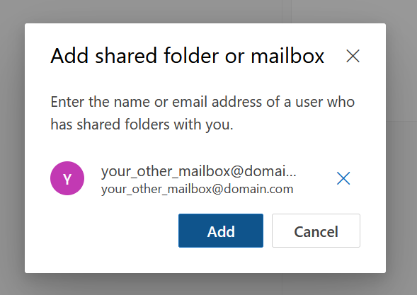 Add shared folder