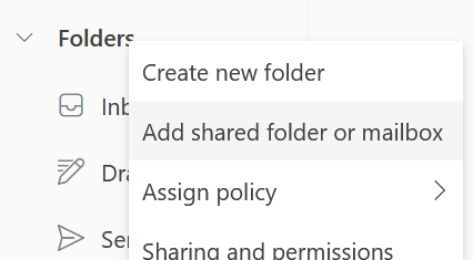 Add shared folder